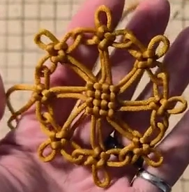 Finished Fa Lun Wheel Knot