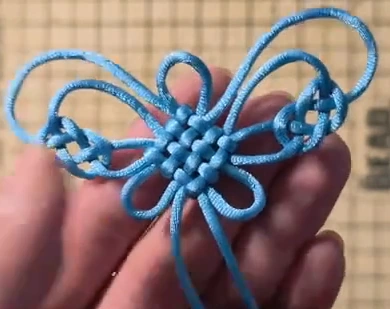 Finished Pan Chang Butterfly Knot