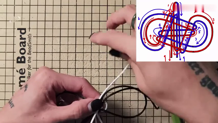 Step 12: Reduce the oversized loops — 御守结 / 绶带结